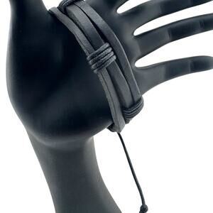 Midnight Braid Cuff: Adjustable Edge for the Unruly